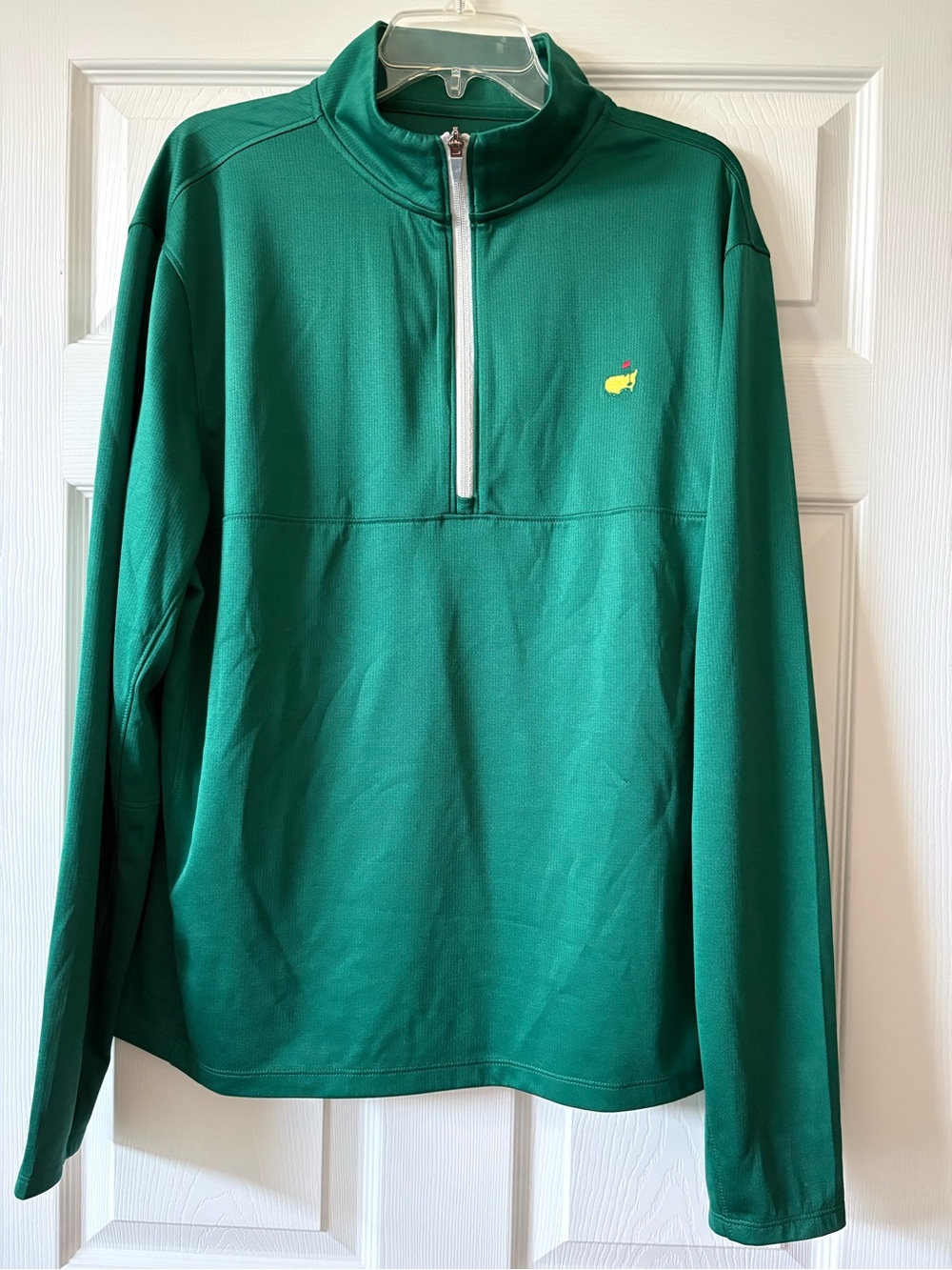 Masters Men’s XL Green Quarter-Zip Pullover with Master’s Augusta National Logo